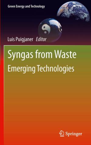 Cover of the book Syngas from Waste by Marius Paulescu, Eugenia Paulescu, Paul Gravila, Viorel Badescu