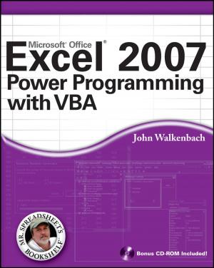 Cover of the book Excel 2007 Power Programming with VBA by David Pearson, Sandra Nicholson