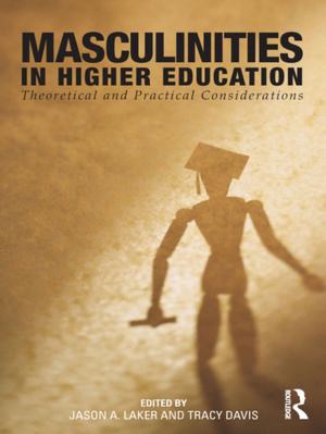 Cover of the book Masculinities in Higher Education by Robin Barrow