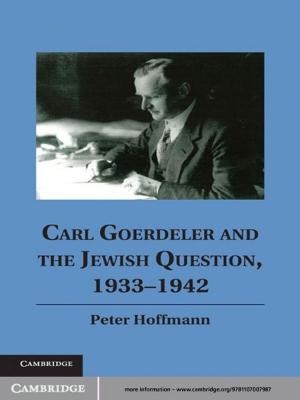 Cover of the book Carl Goerdeler and the Jewish Question, 1933–1942 by Gary L. McDowell