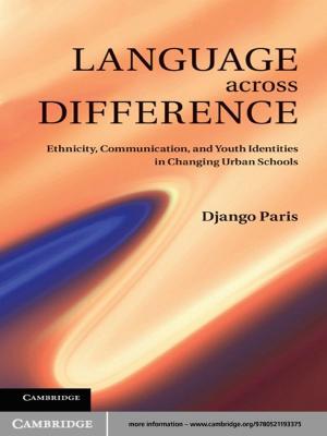 Cover of the book Language across Difference by Sophia-Karin Psarras