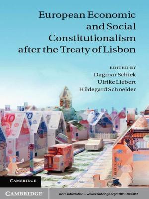 Cover of the book European Economic and Social Constitutionalism after the Treaty of Lisbon by Mala Htun