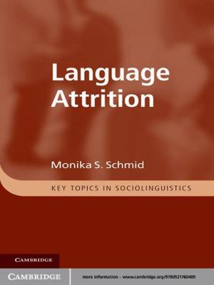 bigCover of the book Language Attrition by 
