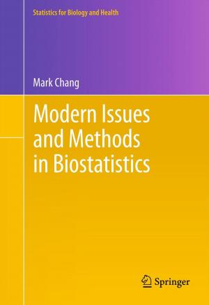 Cover of Modern Issues and Methods in Biostatistics
