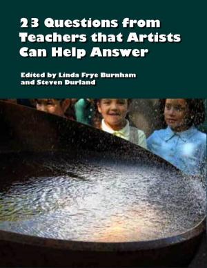 Book cover of 23 Questions from Teachers that Artists Can Help Answer
