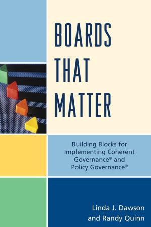Cover of the book Boards that Matter by Gerard Giordano, PhD, professor of education, University of North Florida