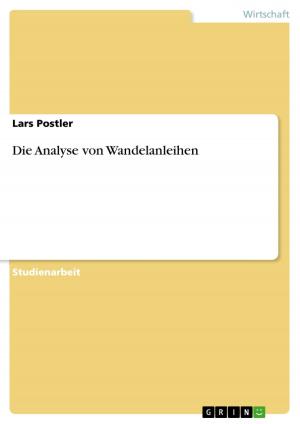 Cover of the book Die Analyse von Wandelanleihen by Thomas Eckjans