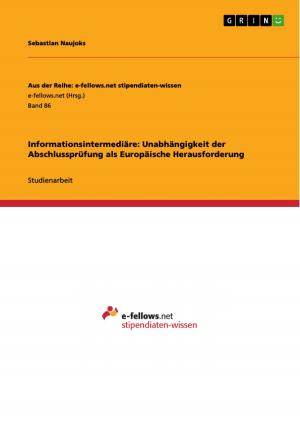 Cover of the book Informationsintermediäre: Unabhängigkeit der Abschlussprüfung als Europäische Herausforderung by Jennifer Russell