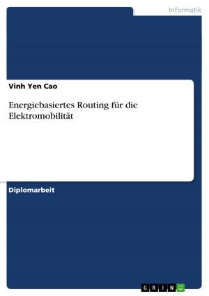 Cover of the book Energiebasiertes Routing für die Elektromobilität by Jennifer Ellermann