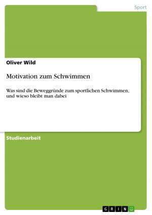 Cover of the book Motivation zum Schwimmen by Nicole Petrick