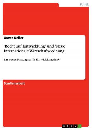 Cover of the book 'Recht auf Entwicklung' und 'Neue Internationale Wirtschaftsordnung' by Martin Burgard