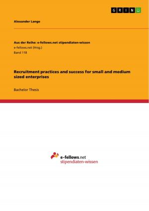 Cover of the book Recruitment practices and success for small and medium sized enterprises by Carina Weigel