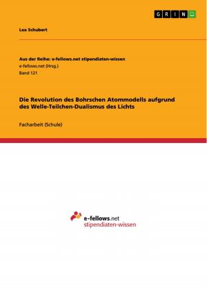 Cover of the book Die Revolution des Bohrschen Atommodells aufgrund des Welle-Teilchen-Dualismus des Lichts by Susanne Lossi