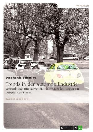 Book cover of Trends in der Automobilindustrie