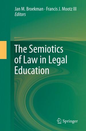 Cover of the book The Semiotics of Law in Legal Education by Raffaele Pisano, Danilo Capecchi