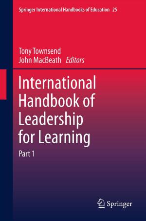 Cover of the book International Handbook of Leadership for Learning by J.R. Anderson