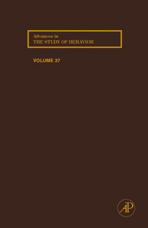 Cover of the book Advances in the Study of Behavior by , Elsevier Science