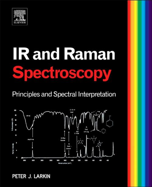 Cover of the book Infrared and Raman Spectroscopy by Peter Larkin, Elsevier Science