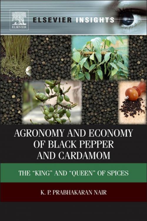 Cover of the book Agronomy and Economy of Black Pepper and Cardamom by K.P. Prabhakaran Nair, Elsevier Science