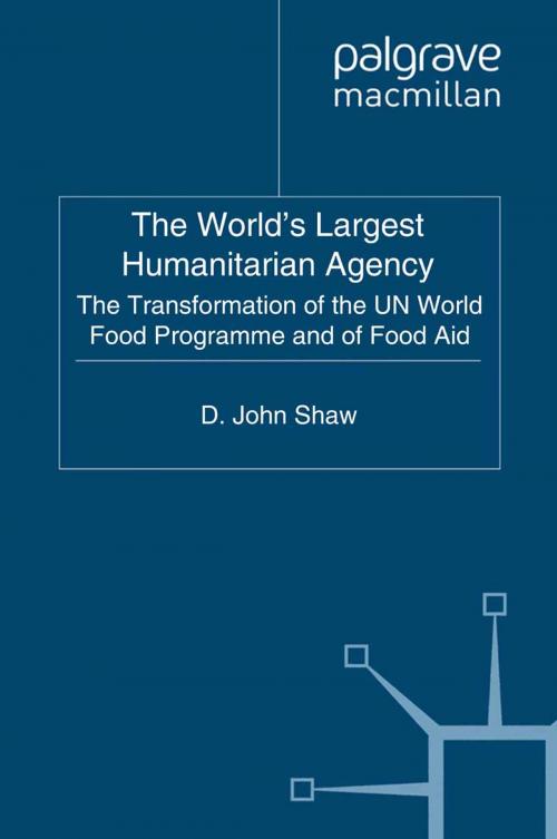 Cover of the book The World's Largest Humanitarian Agency by D. Shaw, Palgrave Macmillan UK