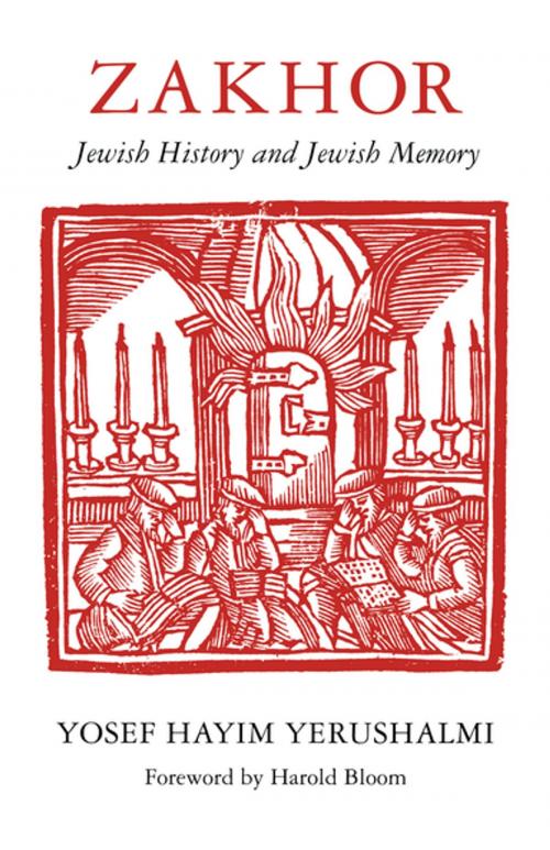 Cover of the book Zakhor by Yosef Hayim Yerushalmi, University of Washington Press