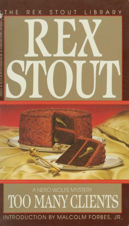 Cover of the book TOO MANY CLIENTS by Rex Stout, Random House Publishing Group