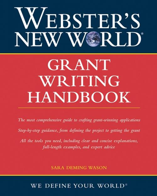 Cover of the book Webster's New World Grant Writing Handbook by Sara Wason, HMH Books