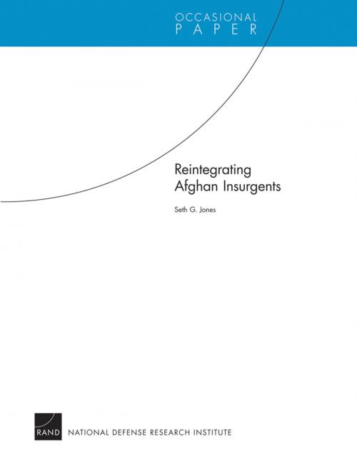 Cover of the book Reintegrating Afghan Insurgents by Seth G. Jones, RAND Corporation