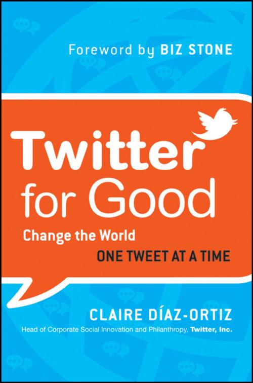 Cover of the book Twitter for Good by Claire Diaz-Ortiz, Wiley