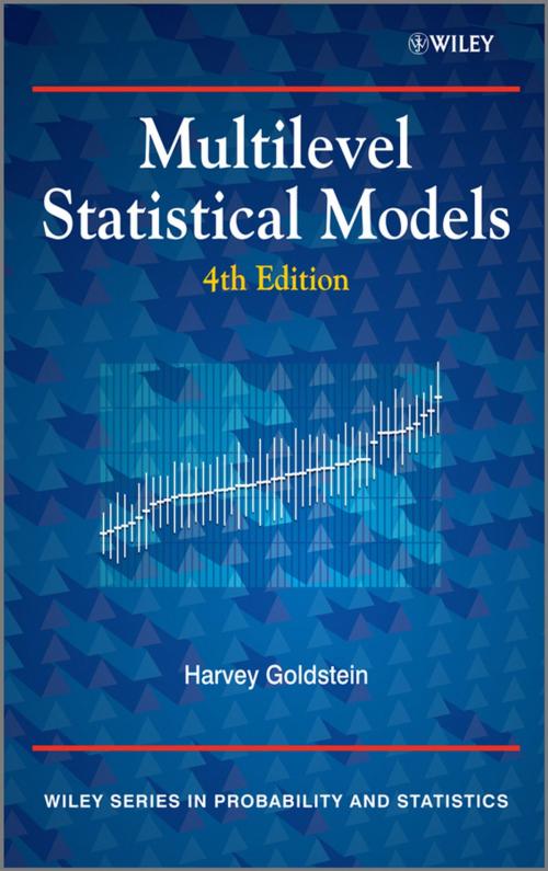 Cover of the book Multilevel Statistical Models by Harvey Goldstein, Wiley