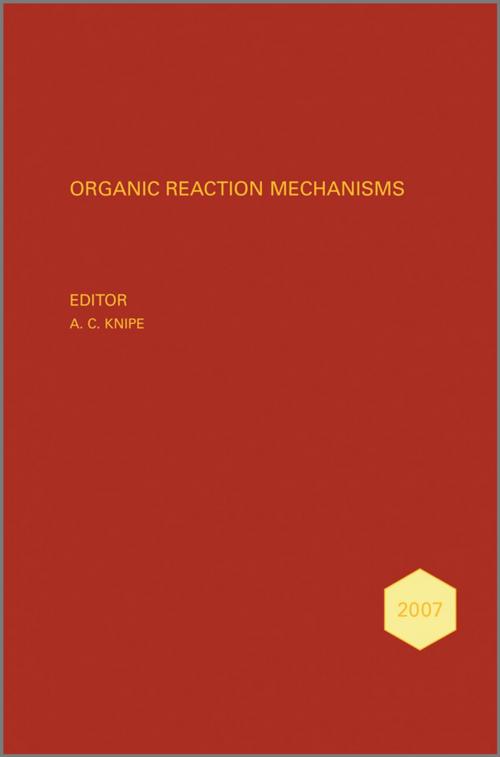 Cover of the book Organic Reaction Mechanisms 2007 by , Wiley