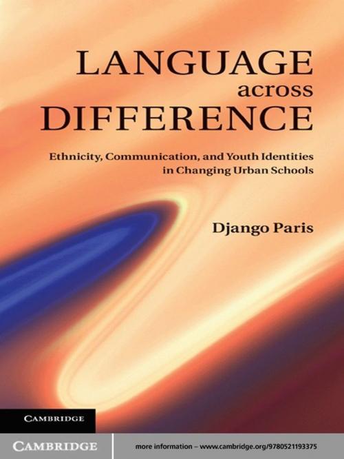 Cover of the book Language across Difference by Django Paris, Cambridge University Press