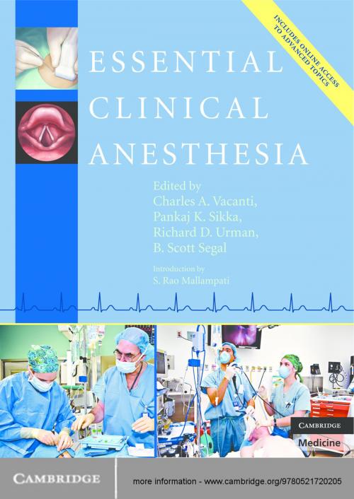 Cover of the book Essential Clinical Anesthesia by , Cambridge University Press