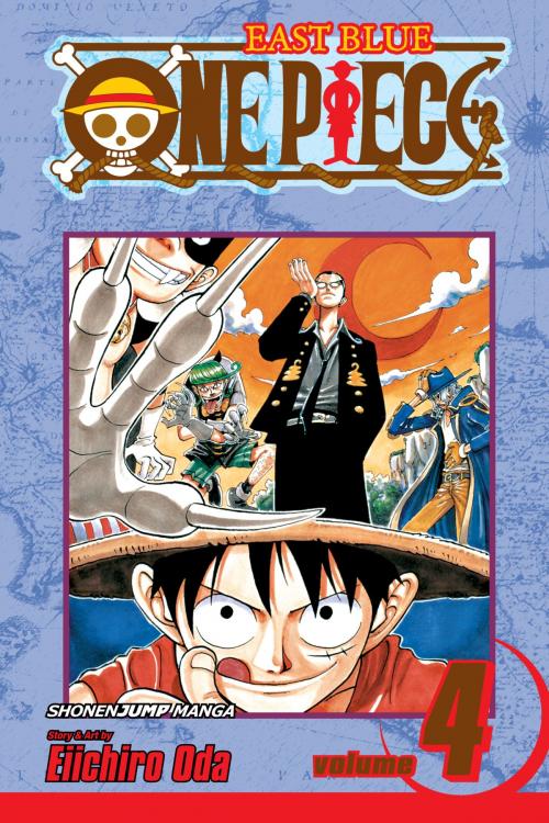 Cover of the book One Piece, Vol. 4 by Eiichiro Oda, VIZ Media