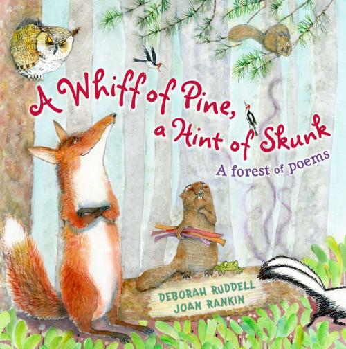 Cover of the book A Whiff of Pine, a Hint of Skunk by Deborah Ruddell, Margaret K. McElderry Books