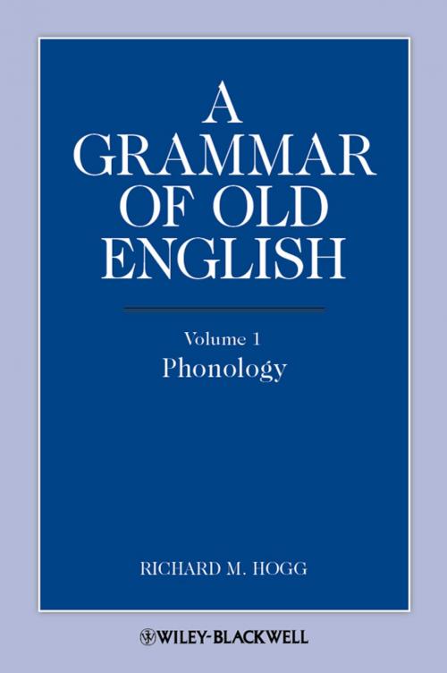 Cover of the book A Grammar of Old English, Volume 1 by Richard M. Hogg, Wiley
