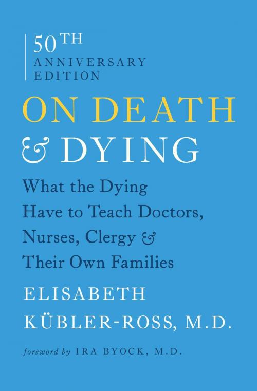 Cover of the book On Death and Dying by Elisabeth Kübler-Ross, Scribner