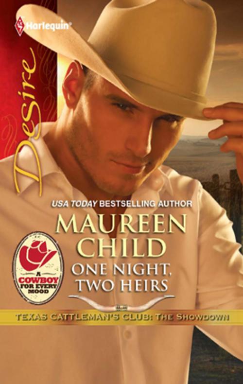 Cover of the book One Night, Two Heirs by Maureen Child, Harlequin