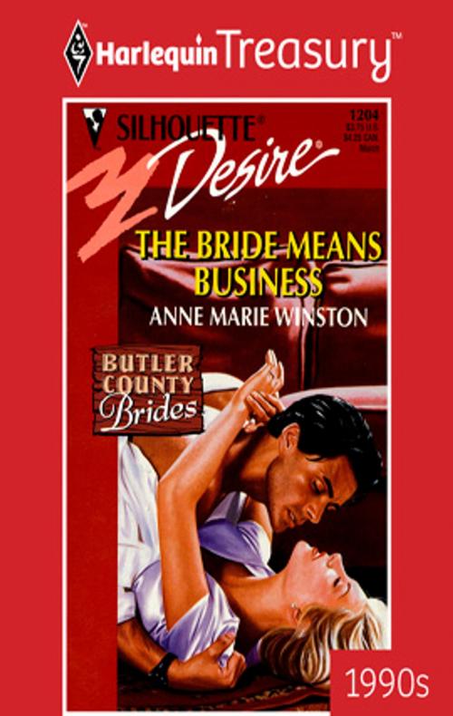 Cover of the book The Bride Means Business by Anne Marie Winston, Harlequin