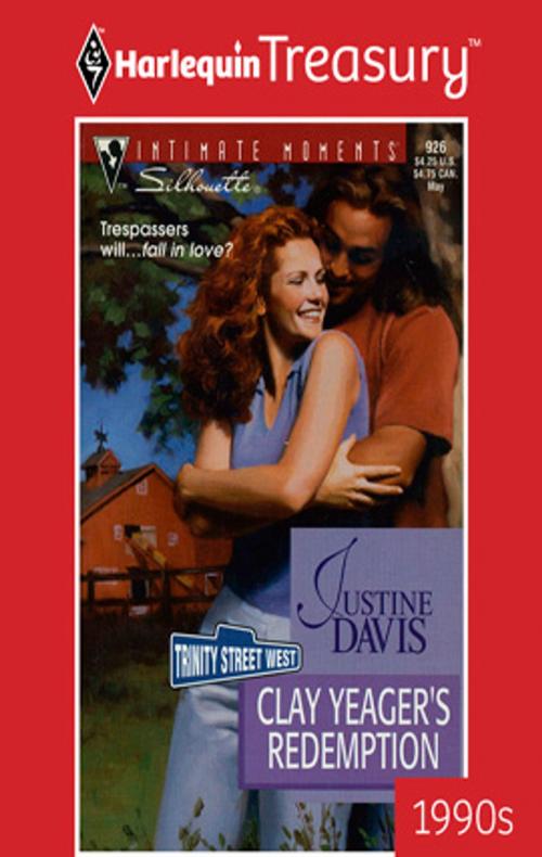 Cover of the book Clay Yeager's Redemption by Justine Davis, Harlequin