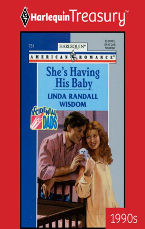 Cover of the book She's Having His Baby by Linda Randall Wisdom, Harlequin