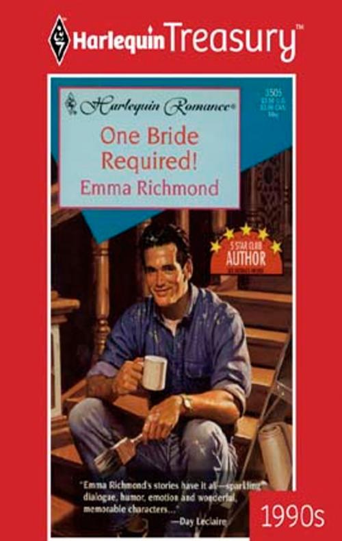 Cover of the book One Bride Required! by Emma Richmond, Harlequin