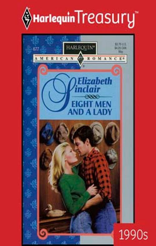 Cover of the book Eight Men and a Lady by Elizabeth Sinclair, Harlequin