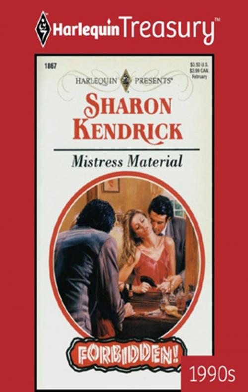 Cover of the book Mistress Material by Sharon Kendrick, Harlequin