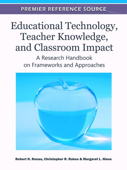 Cover of the book Educational Technology, Teacher Knowledge, and Classroom Impact by , IGI Global