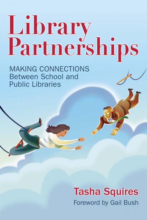 Cover of the book Library Partnerships: Making Connections Between School and Public Libraries by Tasha Squires, Information Today, Inc.