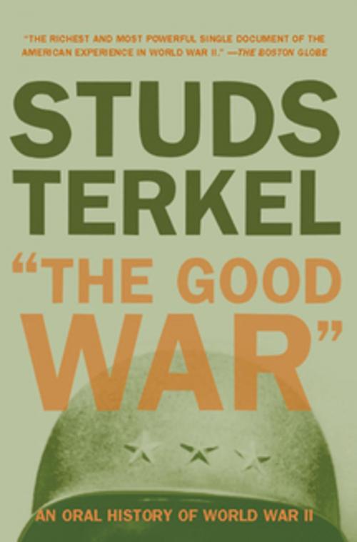 Cover of the book "The Good War" by Studs Terkel, The New Press