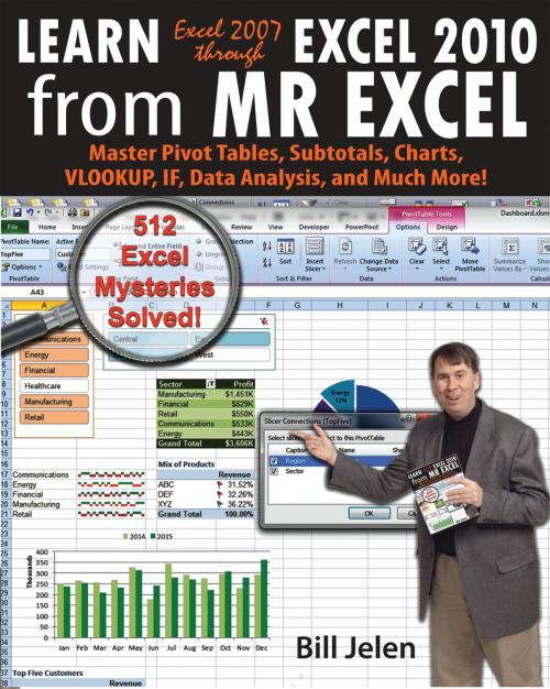Cover of the book Learn Excel 2007 through Excel 2010 From MrExcel by Bill Jelen, Holy Macro! Books