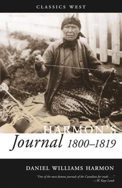 Cover of the book Harmon's Journal by Daniel Williams Harmon, Touchwood Editions