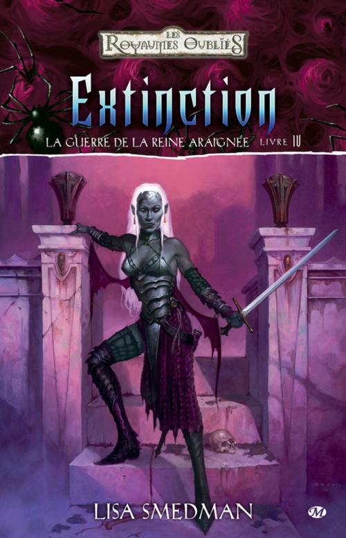 Cover of the book Extinction: La Guerre de la Reine Araignée, T4 by Lisa Smedman, Bragelonne